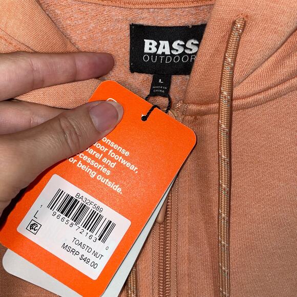 Bass Outdoor Womens Hibernate Half-Zip Hoodie Top Toasted nut, Large - Picture 6 of 7